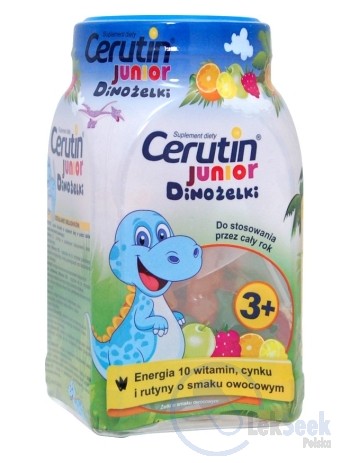 opakowanie-Cerutin® Junior Dinożelki