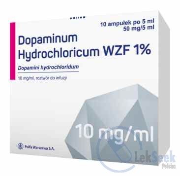 opakowanie-Dopaminum Hydrochloricum WZF 1%; -4%