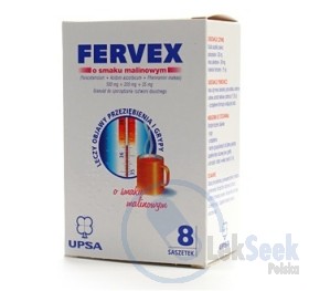 opakowanie-Fervex o smaku malinowym