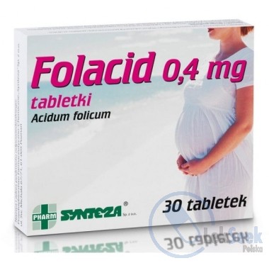 opakowanie-Folacid 0,4 mg