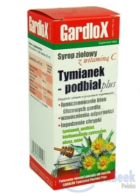 opakowanie-Gardlox Syrop zioł. z wit.C