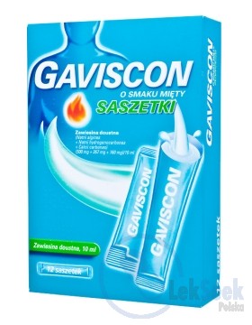 opakowanie-Gaviscon o smaku mięty