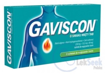 opakowanie-Gaviscon o smaku mięty TAB