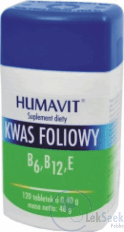opakowanie-Humavit® Kwas foliowy wit. B6, B12, E