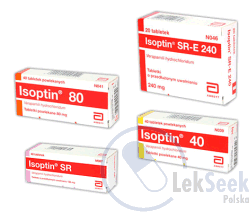 opakowanie-Isoptin® 40; -80; Isoptin® SR; Isoptin® SR-E 240