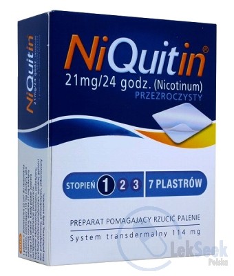 opakowanie-NiQuitin® Przezroczysty