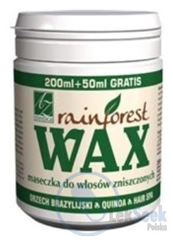 opakowanie-Rainforest Wax maseczka do włosów zniszczonych