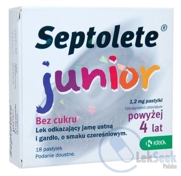 opakowanie-Septolete Junior