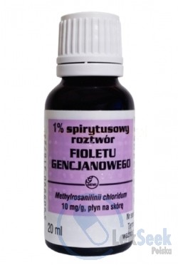 opakowanie-Spirytusowy roztwór fioletu gencjanowego 1%; -2%